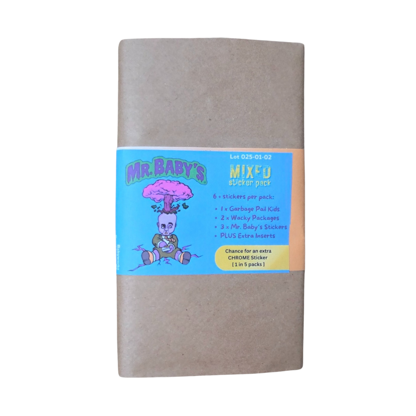 Mr. Baby's MIXED Sticker (re)pack - 7+ stickers!