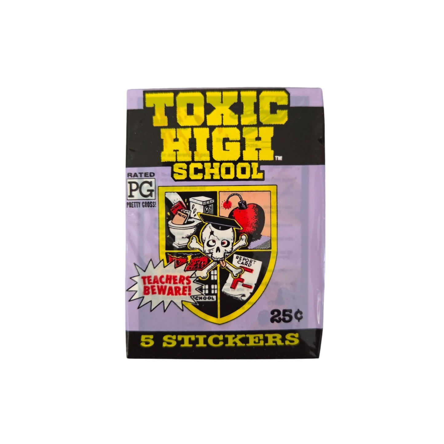 Toxic High School 48 Packs Stickers Box 91T Like Wacky Package Garbage Pail Kids
